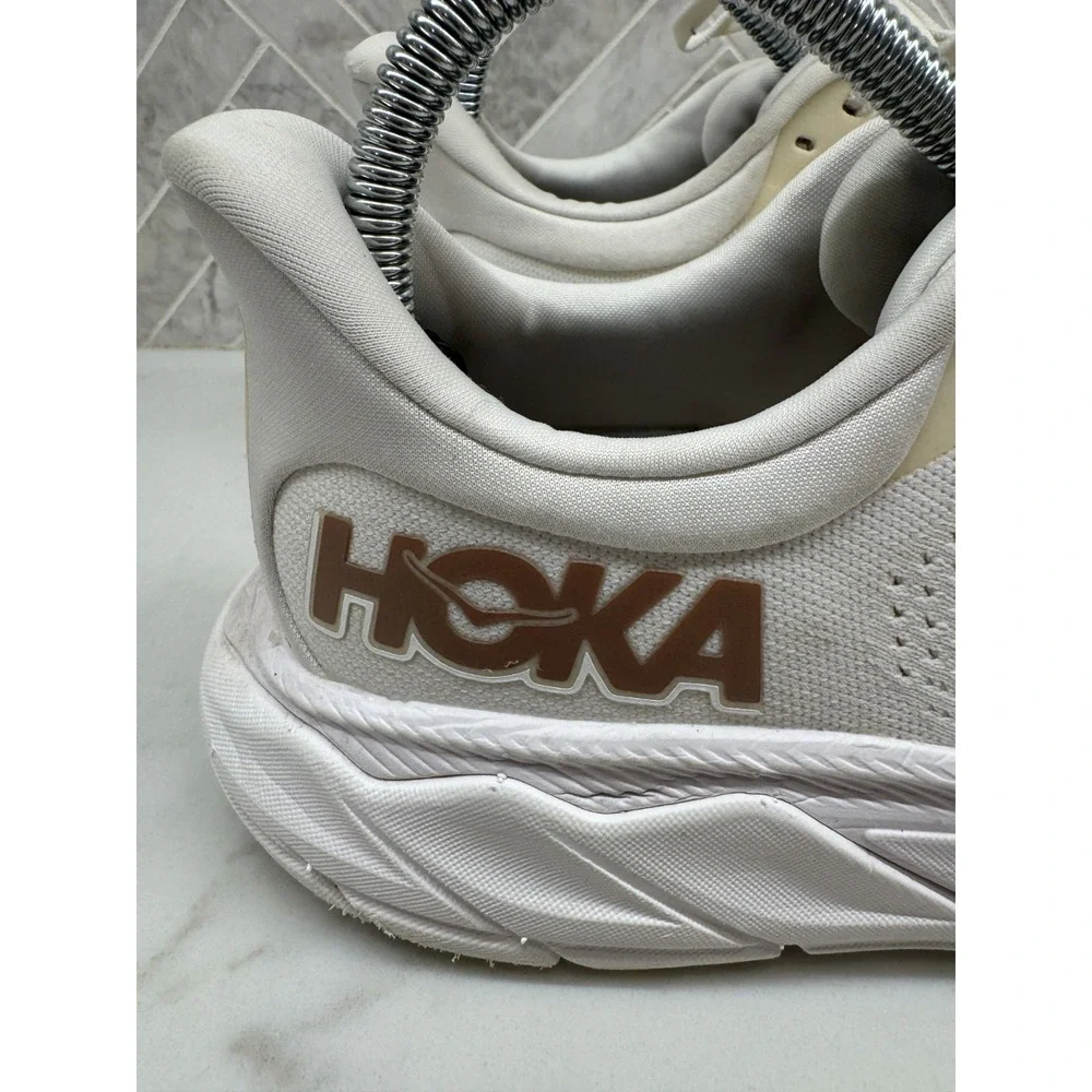 Hoka One One Arahi 7 Running Shoes Women Size 8.5 B 8.5B White Athletic Sneakers